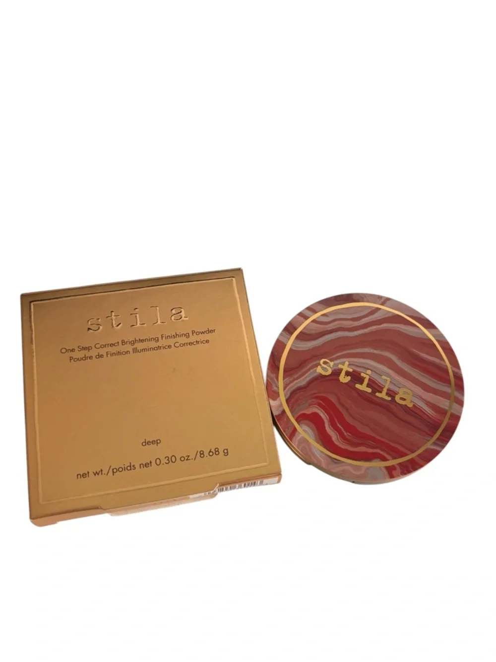 NEW/NIB Stila One Step Correct Brightening Finishing Powder - Deep